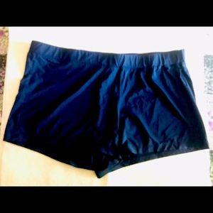 Lands End navy blue swim shorts. Size XL/18